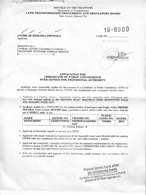 ltfrb tnvs master list 2023 release date que
